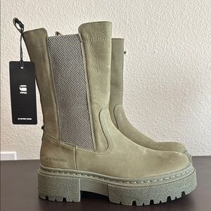G-Star Women's Green Boots NEW, size 38